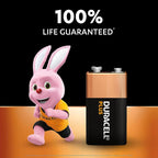 DURACELL Plus 9V Alkaline Batteries (2 Pack) 6LR61