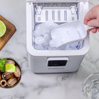 Igloo Ice Maker Countertop, Portable Ice Maker with Handle, 26lbs, Black
