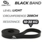 Coresteady Pull Up Bands & Resistance Bands - Heavy Duty Loop Band for Men & Women - Build Fit Power & Muscle - Training, Fitness Assist Pull Ups & Gym Exercise