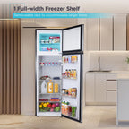 BLACK+DECKER 18.1 Cu. Ft. Top Mount Refrigerator with Ice Maker, BR1810HIMB