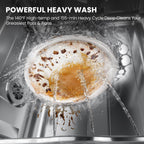 COMFEE' 18 Inch Built-in Dishwasher, Energy Star & NSF, Stainless Steel Tub