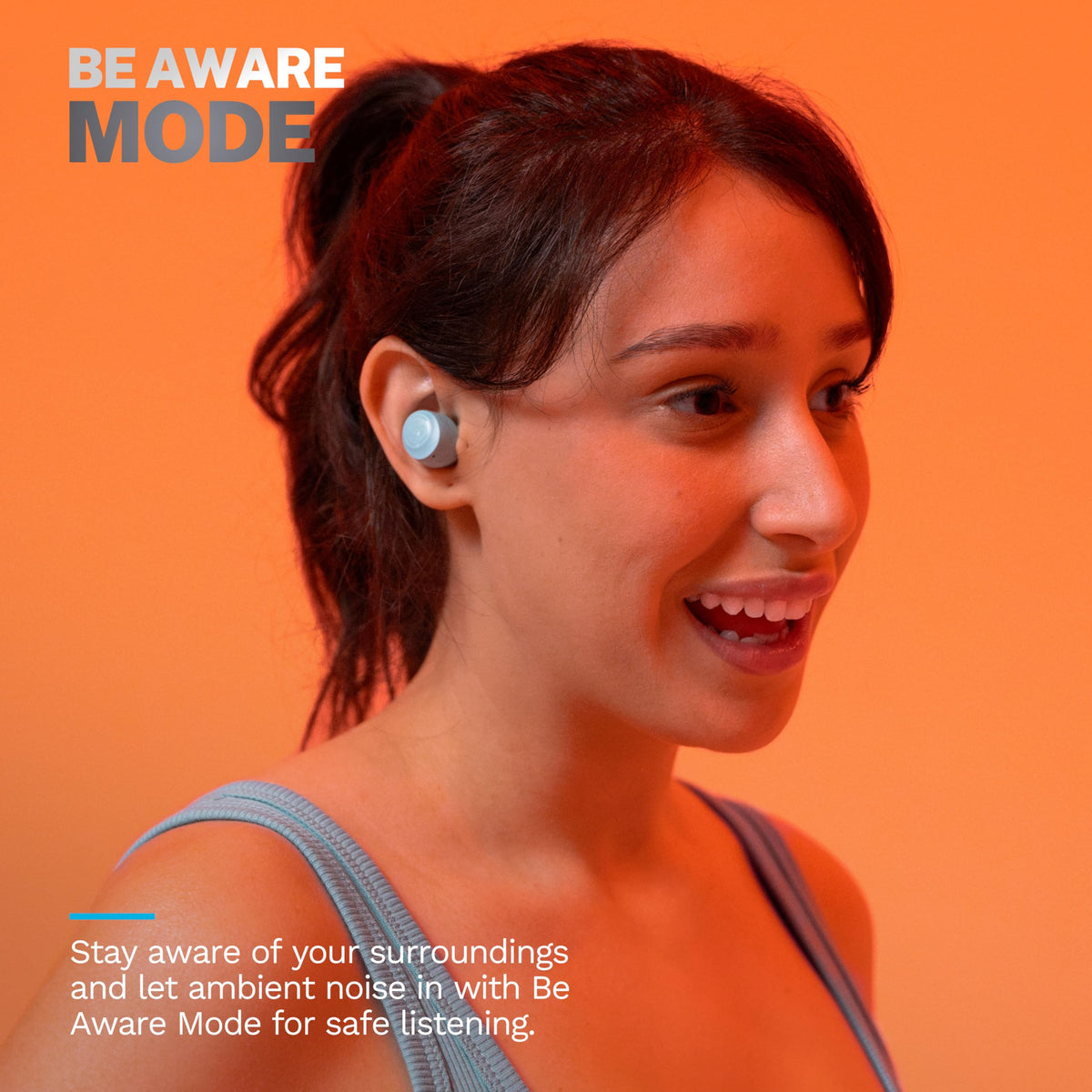 JLab Go Air Pop+ Earbuds, Dual Connect, EQ3 Sound, Black