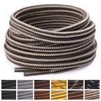 Stepace 2 Pairs Round Heavy Duty Boot Laces for Hiking and Work Boots