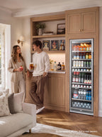 Ca'Lefort 48 Inch Wine & Beverage Refrigerator, 200 Can and 46 Bottle