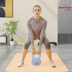SPORTNOW 4/6/8/10/12kg Soft Kettlebell with Non Slip Handle Grey