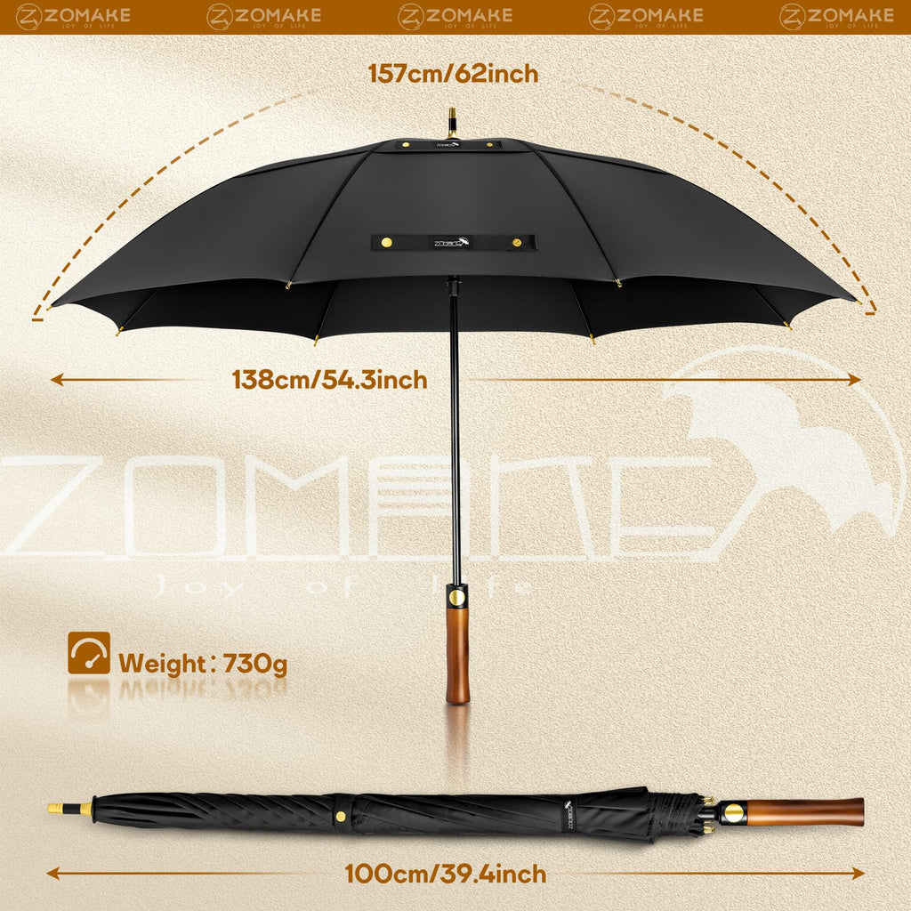 ZOMAKE Golf Umbrella Windproof and Rainproof Large
