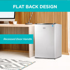 BLACK+DECKER 2.5 Cu. Ft. Compact Refrigerator, BCRK25V, Stainless Look