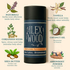 The Ilex Wood Natural Deodorant Stick - Ylang Ylang & Cedarwood - 70ml