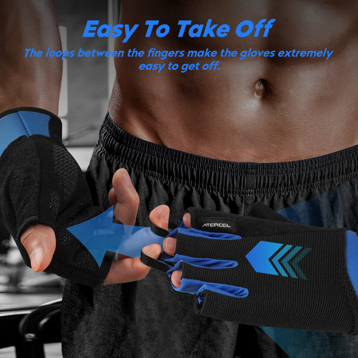 ATERCEL Weight Lifting Gloves, Gym Gloves Men Women