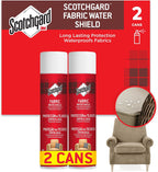 Scotchgard Fabric Water Shield, 2 Cans x 400 ml each - Water Repellent Spray for Clothing and Household Upholstery Items, Long-Lasting, Fragrance free