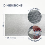 CUQOO Radiator Foil Reflector Roll 5m x 60cm | Thermal Insulation Foil