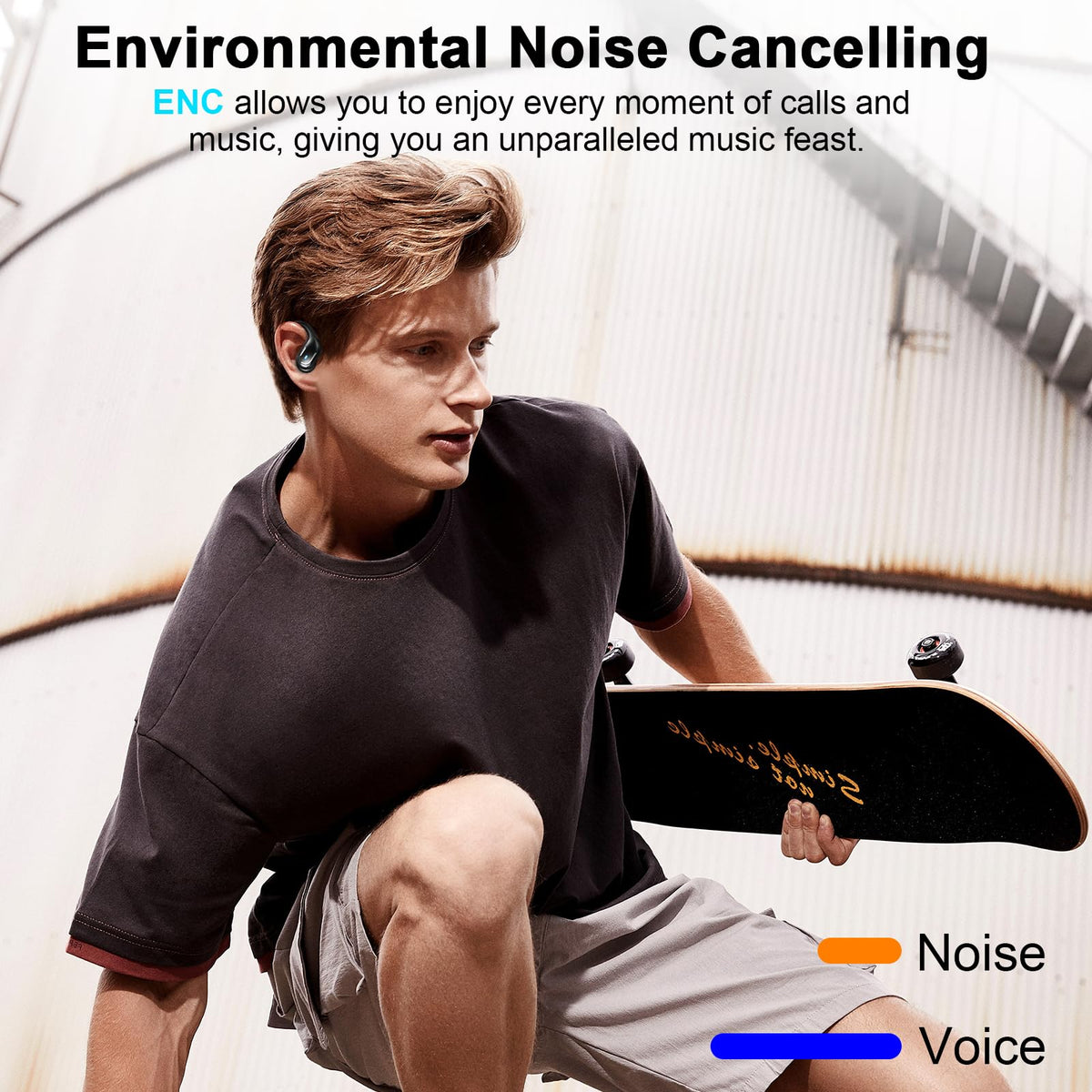 Wireless Earbuds Sports, 75Hrs Bluetooth 5.4 Headphones, Bass Hi-Fi Stereo