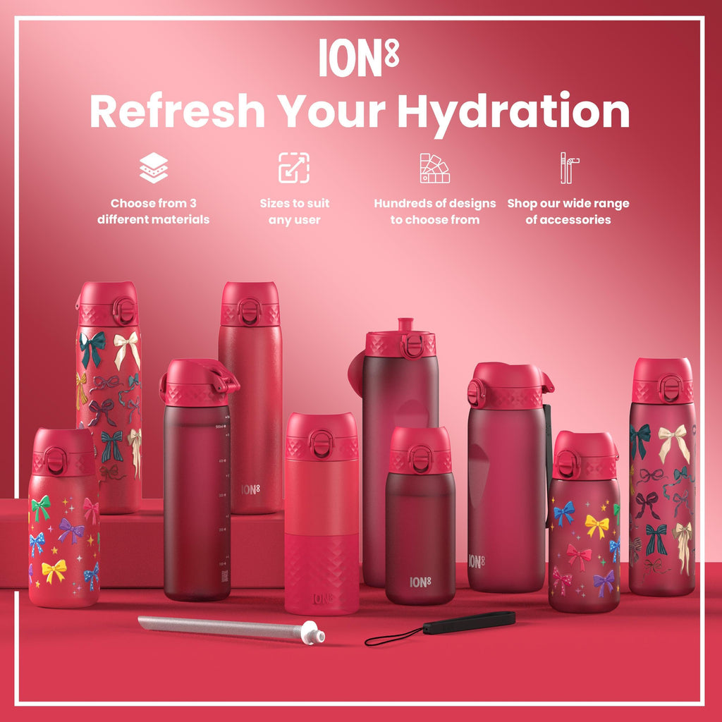 ION8 Leak Proof Water Bottle, 500ml (18oz), Fighter Jets