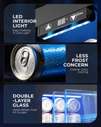 Beverage Refrigerator, 2.47 Cu.Ft Mini Fridge Beverage Cooler