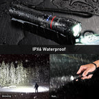 Blukar LED Torch Rechargeable, 2000L Super Bright Flashlight with 5 Modes