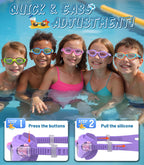 Kids Swimming Goggles for Boys & Girls Aged 6-14, Anti-Fog
