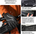 Origem Thermal Winter Gloves for Men Women, Water Resistant Cycling Gloves