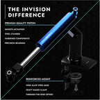 Invision Monitor Arm Desk Mount for 19-32 Inch Screens - VESA 75/100mm Desk Clamp Stand - Tool Free Height Adjustment with Tilt Swivel Rotate - Increased Load Capacity from 2-9kg MX200 Single Arm