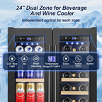 Mini Beverage Refrigerator Cooler -Small Beverage Fridge 1.4cu.ft