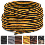 Stepace 2 Pairs Round Heavy Duty Boot Laces for Hiking and Work Boots