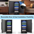 Mini Beverage Refrigerator Cooler -Small Beverage Fridge 1.4cu.ft