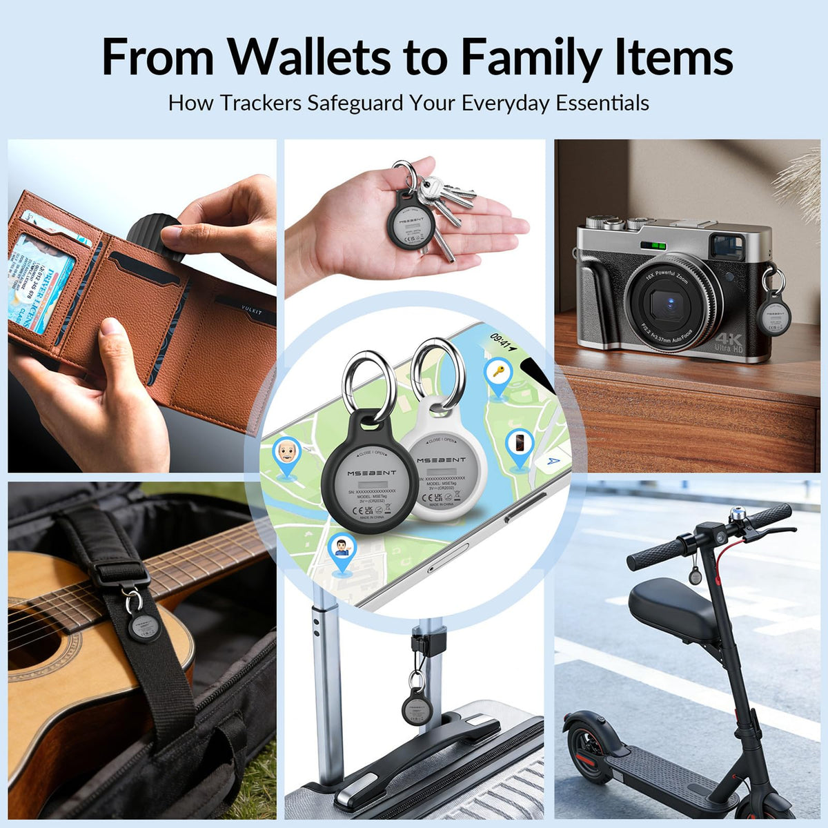 Air Tags-2 Pack, Apple Find My Item Finders for Luggage(iOs Only)