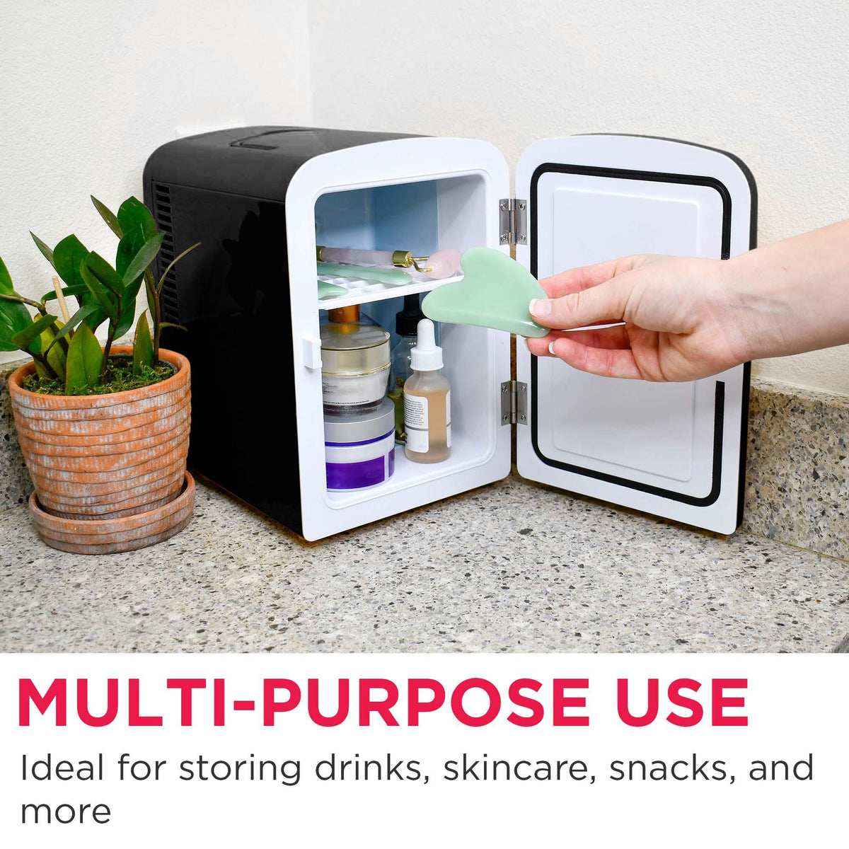Frigidaire Retro Mini Compact Beverage Cooler, Great for Keeping Office Lunch Cool! (Built-in Bluetooth Speaker)