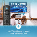 Voice Replacement Remote for Fire Stick, Fire Cube, AMZ FireSeries TVs