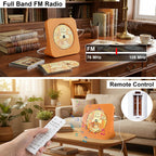 Portable CD Player with Bluetooth, Gueray Desktop CD Players for Home, Bulit-in Double HiFi Speakers, AUX&Headphone Jack, FM Radio Boombox with Remote Control, USB Port,LCD Display (White)