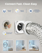 ALORAIR Magnetic Dryer Vent Connector Kit, 4-Inch Quick Connect, DV180
