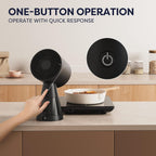 CIARRA Portable Range Hood, 2-Speed Desktop Kitchen Exhaust Fan
