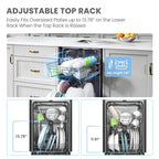 COMFEE' 18 Inch Built-in Dishwasher, Energy Star & NSF, Stainless Steel Tub