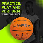 Hy-Pro Basketball Size 5 - Basketball Ball with Durable Rubber Compound