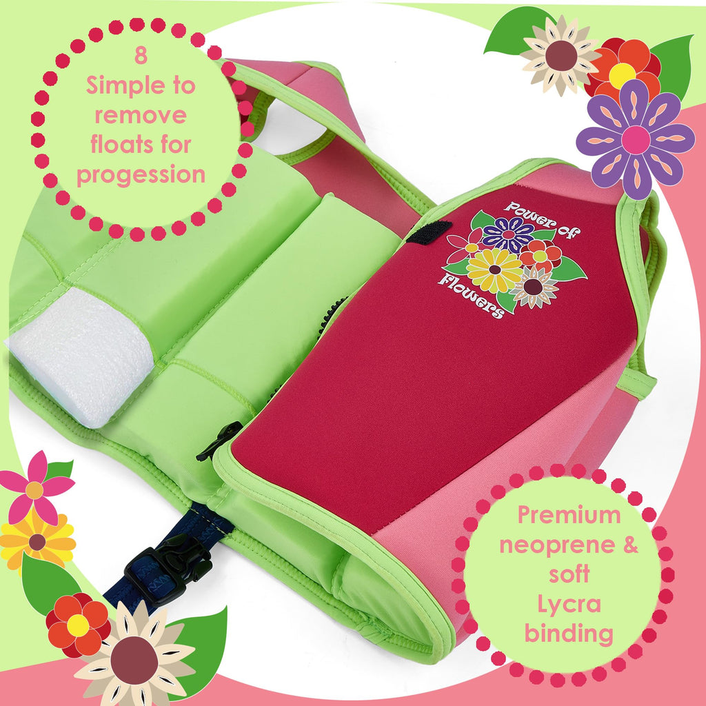 SwimBest Swim Vest - For Baby, Toddler & Kids. Adjustable Buoyancy Swim Jacket, ideal for pools/beaches/holidays & Learning to Swim