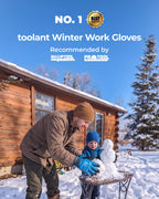 toolant 100% Waterproof Winter Work Gloves, Thermal Insulation with Grip
