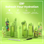 ION8 Leak Proof Water Bottle, 500ml (18oz), Fighter Jets