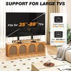 5Rcom Universal Tabletop TV Stand Base for 22-65 Inch Flat Screen TVs