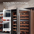 Ca'Lefort 48 Inch Wine & Beverage Refrigerator, 200 Can and 46 Bottle