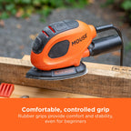 BLACK+DECKER Mouse 55W Detail Sander, BEW230-GB