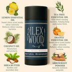 The Ilex Wood Natural Deodorant Stick - Ylang Ylang & Cedarwood - 70ml