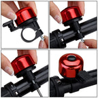 Bike Bell Bicycle Bell with Loud Crisp Clear Sound, Road and Mountain Bike Bell Adults Kids(8 colors)