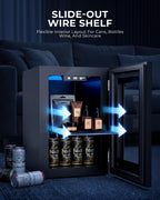 Beverage Refrigerator, 2.47 Cu.Ft Mini Fridge Beverage Cooler