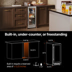 Ca'Lefort 48 Inch Wine & Beverage Refrigerator, 200 Can and 46 Bottle