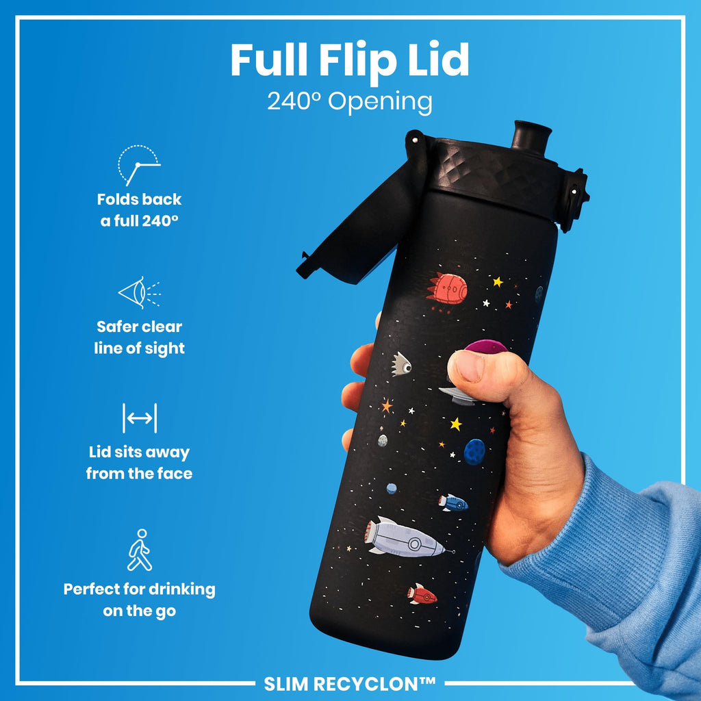 ION8 Leak Proof Water Bottle, 500ml (18oz), Fighter Jets