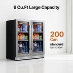 Ca'Lefort 48 Inch Wine & Beverage Refrigerator, 200 Can and 46 Bottle
