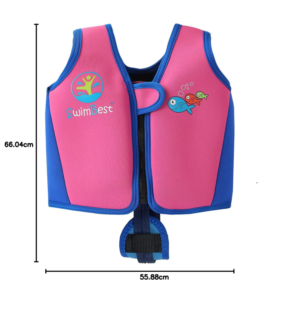 SwimBest Swim Vest - For Baby, Toddler & Kids. Adjustable Buoyancy Swim Jacket, ideal for pools/beaches/holidays & Learning to Swim
