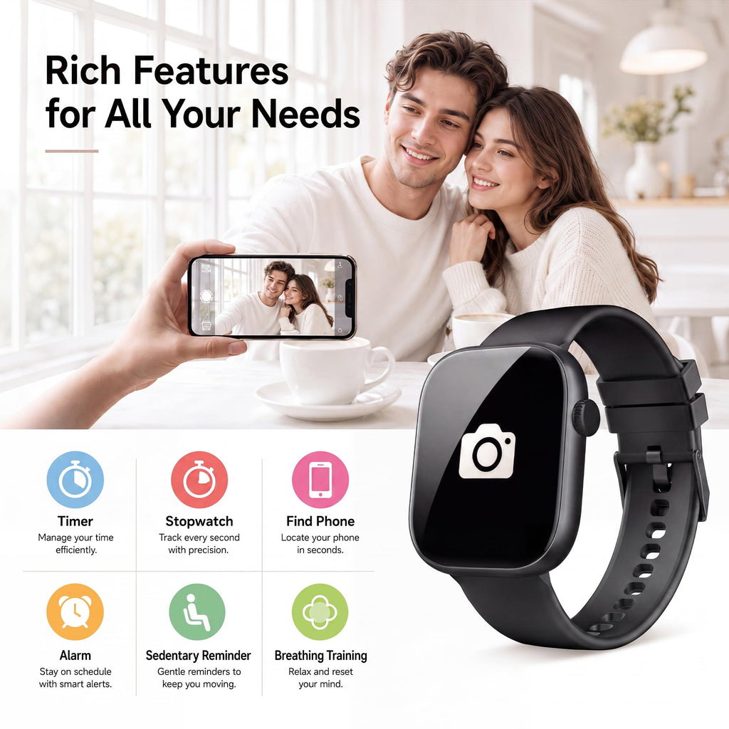 Smart Watch for Women, Bluetooth Answer/Make Calls, 1.83"HD Screen