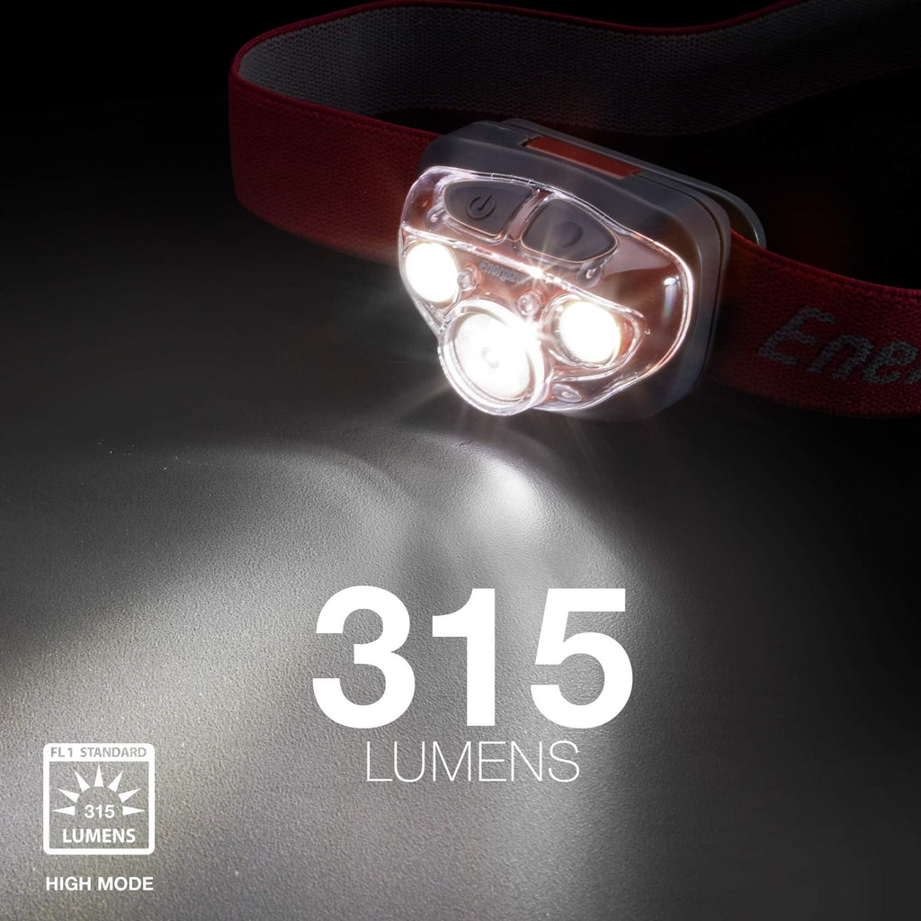 Energizer Vision HD+ 260 Lumen Head Torch, Super Bright LED, 7 Modes