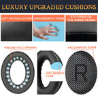 SoloWIT Earpads for Bose QC35 & QC35 ii - Brilliant Blue