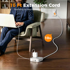 TESSAN PD 20W Surge Protector Extension Cord 5Ft, Flat Plug Power Strip